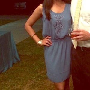 Naked Zebra Blue Dress